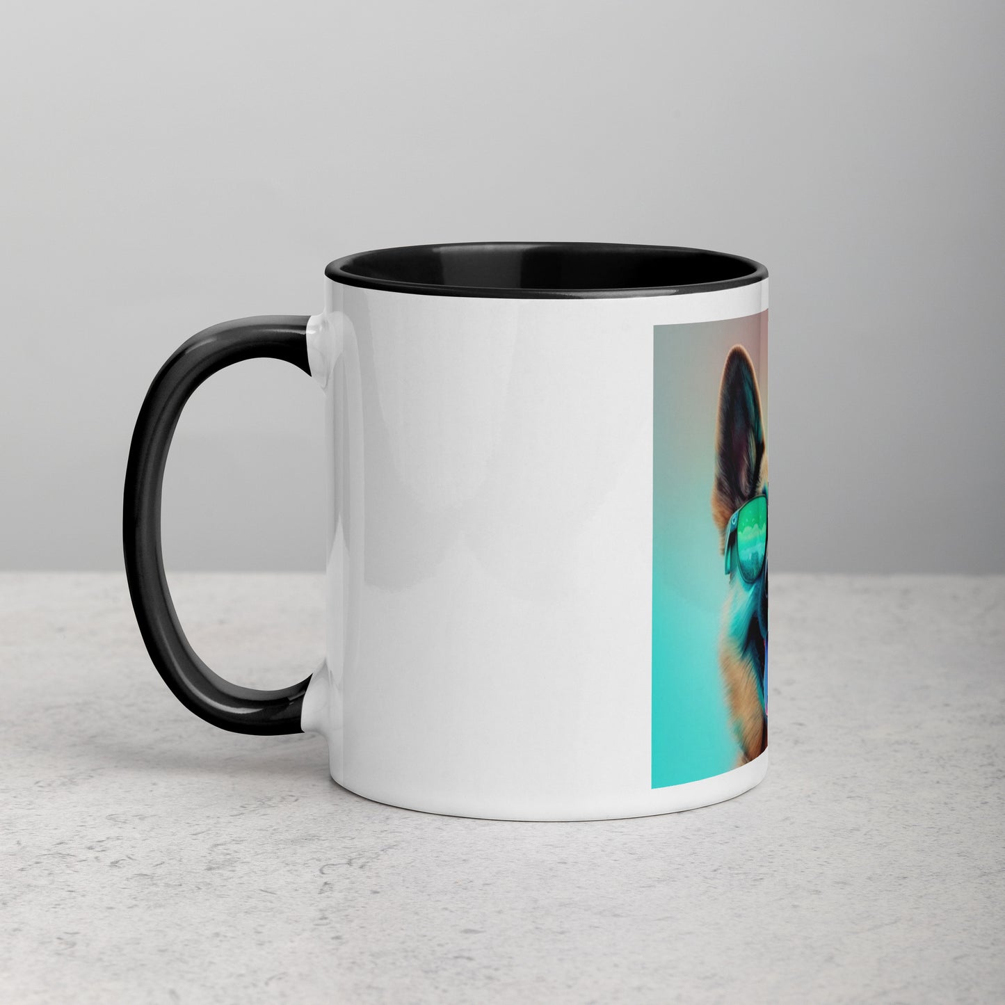 German Shepherd #1 Home & living Mug with Color Inside