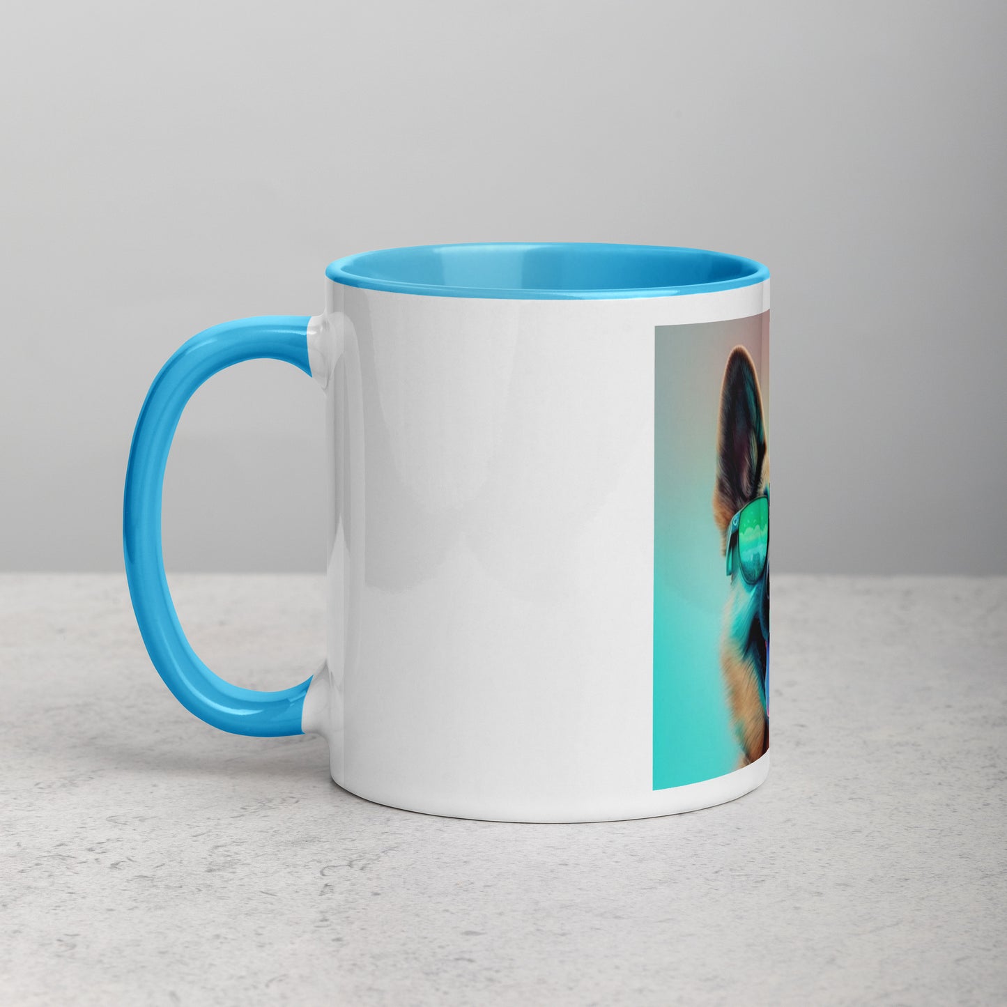 German Shepherd #1 Home & living Mug with Color Inside