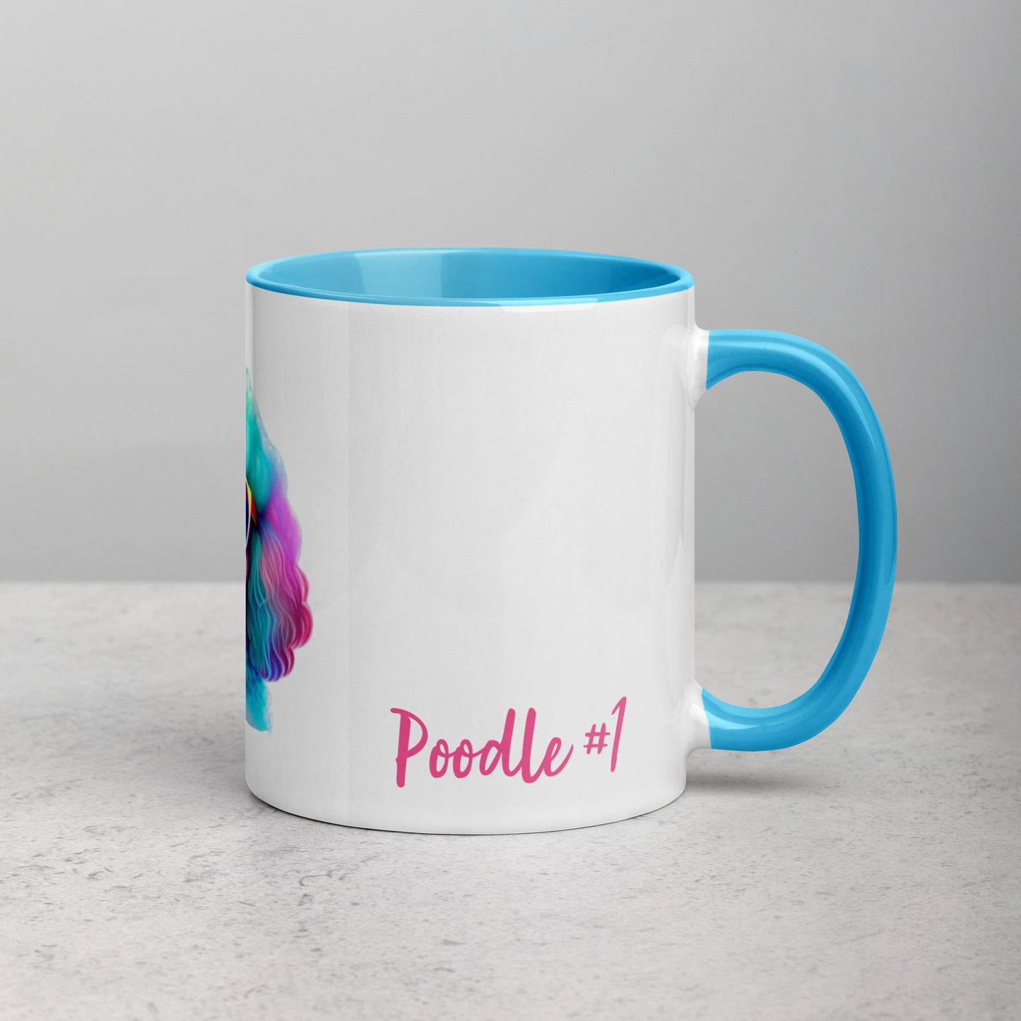 Poodle #1 Cute Home & living Mug with Color Inside