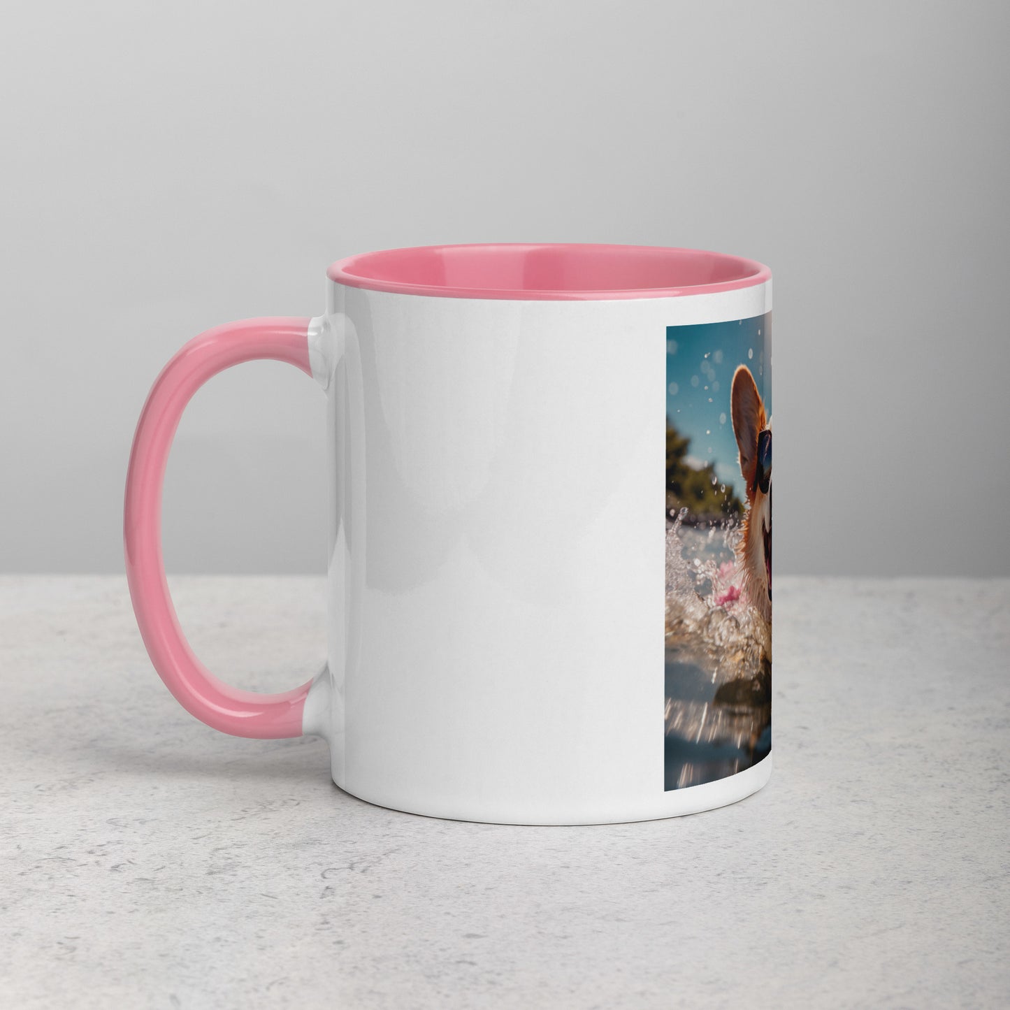 Corgi #2 Summer Real Style  Home & living Mug with Color Inside