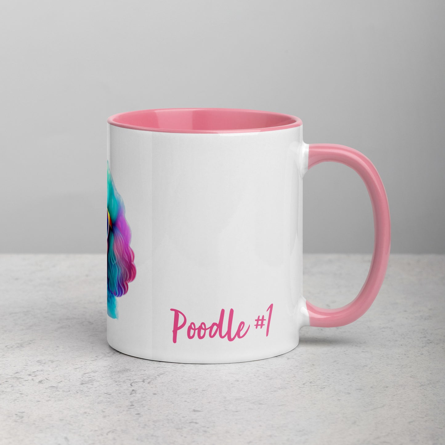 Poodle #1 Cute Home & living Mug with Color Inside