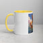 Corgi #3 Pink Summer Pop Portraiture Home & living Mug with Color Inside