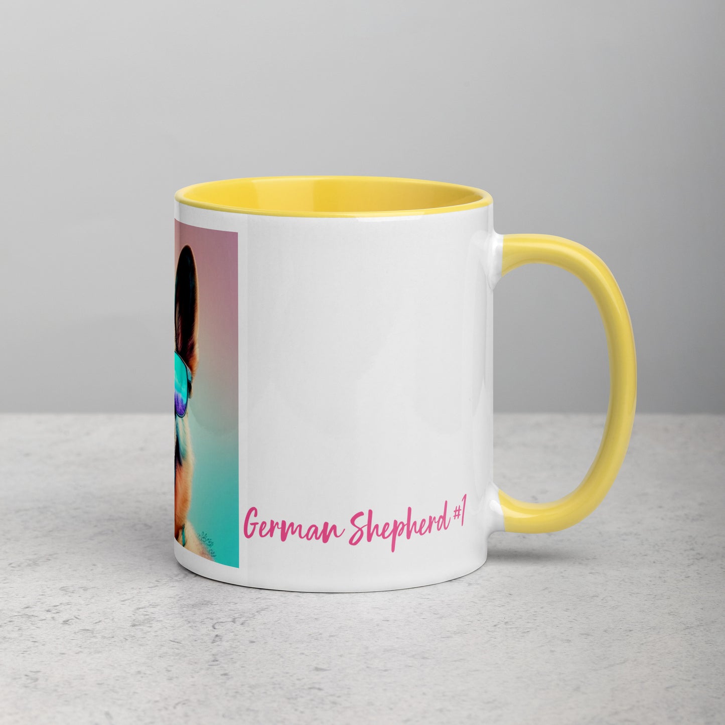 German Shepherd #1 Home & living Mug with Color Inside