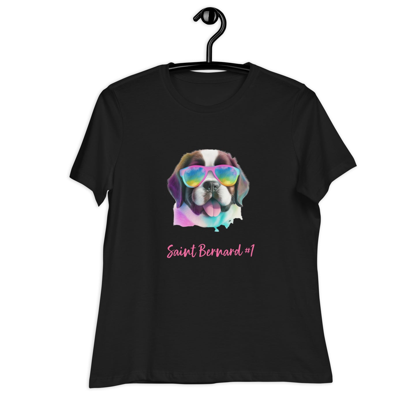 Saint Bernard #1 Pop   Women's clothing Relaxed T-Shirt