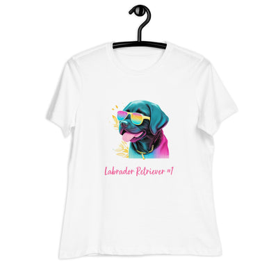 Labrador Retriever #1 Pop Women's clothing Relaxed T-Shirt