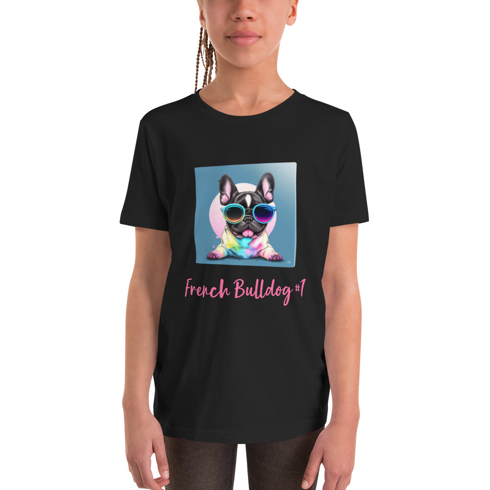 French Bulldog #1 Pop Kids' & youth clothing Youth Short Sleeve T-Shirt